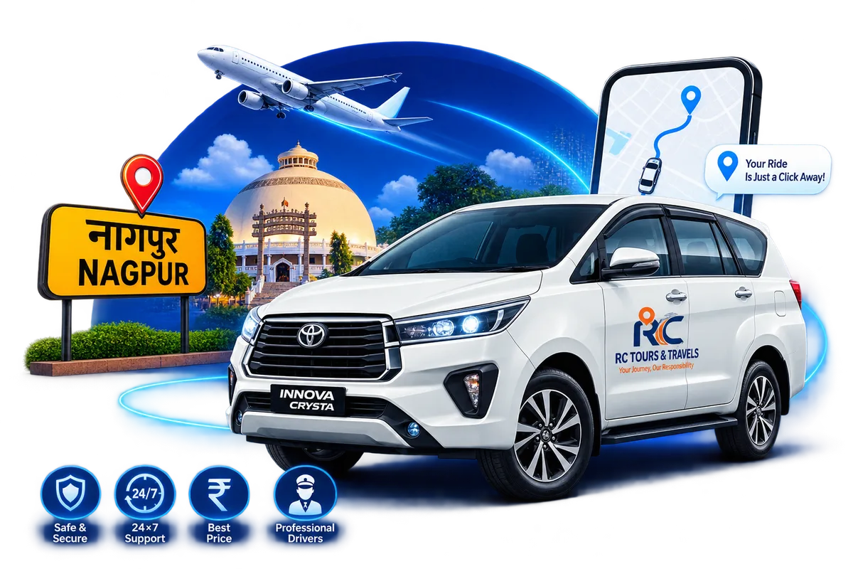 RC Tours & Travels taxi service cab in Nagpur